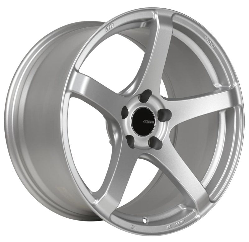 Enkei Kojin 18x8.5 50mm Offset 5x114.3 Bolt Pattern 72.6mm Bore Dia Matte Silver Wheel