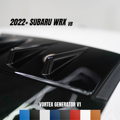 JDMuscle 2022-24 WRX Vortex Generator V1 Paint Matched / Gloss Black / ABS