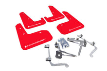 Rally Armor UR Red Mud Flap w/ White Logo WRX 2011-2014 / STI 2011-2014 | MF19-UR-RD/WH