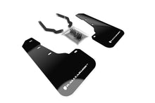 Rally Armor Lift/AT Black UR Mud Flap w/ White Logo Front Only Subaru Crosstrek 2018+ | MF46-FTLT-BLK/WH