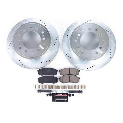 Power Stop Rear Z23 Evolution Sport Brake Kit Lexus GX470 2003-2009 / Toyota Sequoia 2001-2007 / 4Runner 2003-2009 / Fj Cruiser 2007-2009 | K2405