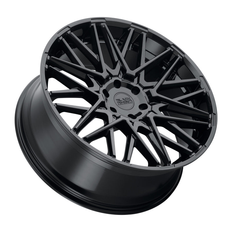 Black Rhino Morocco 22x10.0 5x114.3 ET30 CB 76.1 Gloss Black Wheel