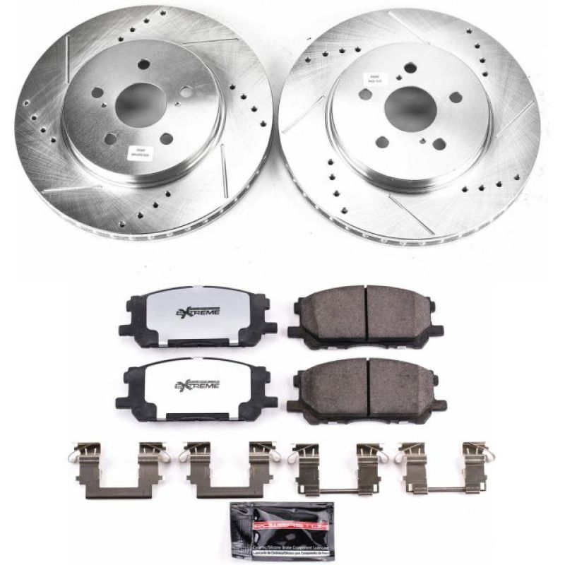 Power Stop Front Z36 Truck & Tow Brake Kit Lexus RX330 2004-2006 / RX350 2007-2009 / RX400h 2006-2008 / Toyota Highlander Hybrid 2006-2007 | K196-36