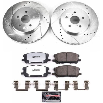 Power Stop Front Z36 Truck & Tow Brake Kit Lexus RX330 2004-2006 / RX350 2007-2009 / RX400h 2006-2008 / Toyota Highlander Hybrid 2006-2007 | K196-36