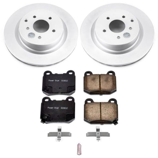 Power Stop Rear Z17 Evolution Geomet Coated Brake Kit Infiniti G35 2003-2004 / Nissan 350Z 2003-2008 | CRK5303