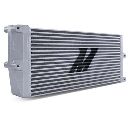 Mishimoto Heavy-Duty Oil Cooler 17" Opposite-Side Outlets Silver Universal | MMOC-OO-17SL