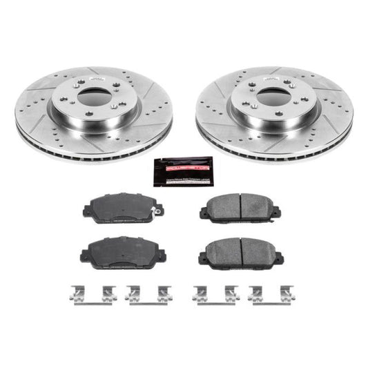 Power Stop Front Front Z23 Evolution Sport Brake Kit Honda Accord 2013-2017 / HR-V 2016-21 | bK6777