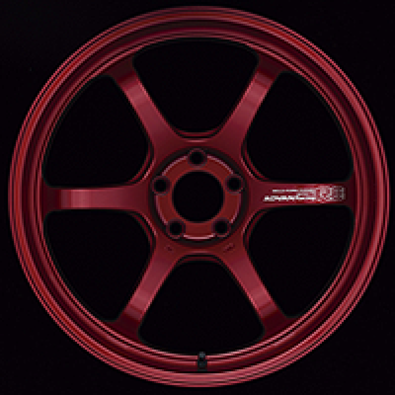 Advan R6 20x9.5 +29mm 5-114.3 Racing Candy Red Wheel