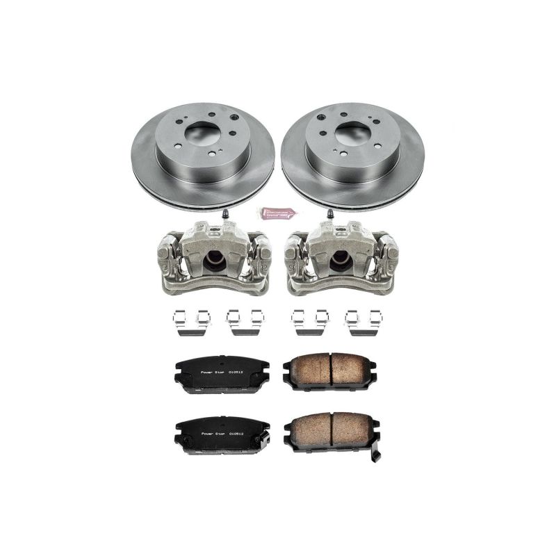 Power Stop Rear Autospecialty Brake Kit w/ Calipers Mitsubishi Eclipse 2006-2012 / Galant 2007-2009 | KCOE3079