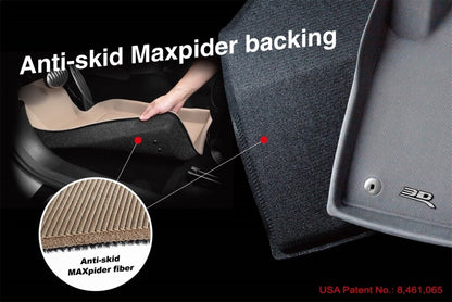 3D MAXpider 2006-2011 Civic Coupe Classic 2nd Row Floormats - Black | L1HD03622209