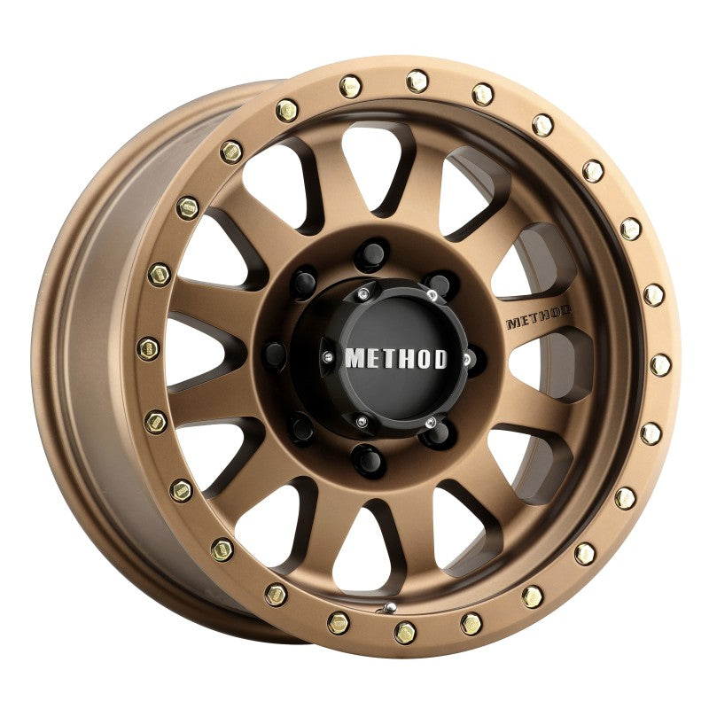 Method MR304 Double Standard 17x8.5 0mm Offset 8x6.5 130.81mm CB Method Bronze Wheel | MR30478580900