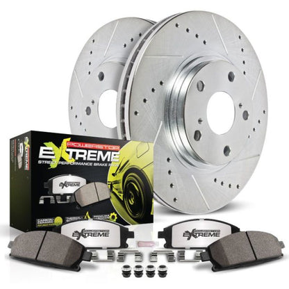 Power Stop Rear Z26 Street Warrior Brake Kit Mazda 6 2003-2005 | K2452-26