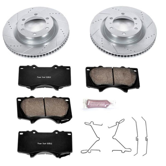 Power Stop Front Z23 Evolution Sport Brake Kit Lexus GX460 2010-21 / Toyota 4Runner 2010-21 | K5873