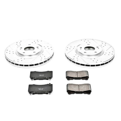 Power Stop Front Z23 Evolution Sport Brake Kit Mitsubishi Lancer 2003-2006 | K107