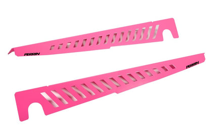 Perrin 22-24 Subaru WRX Fender Shroud Set - Hyper Pink | PSP-ENG-551HP