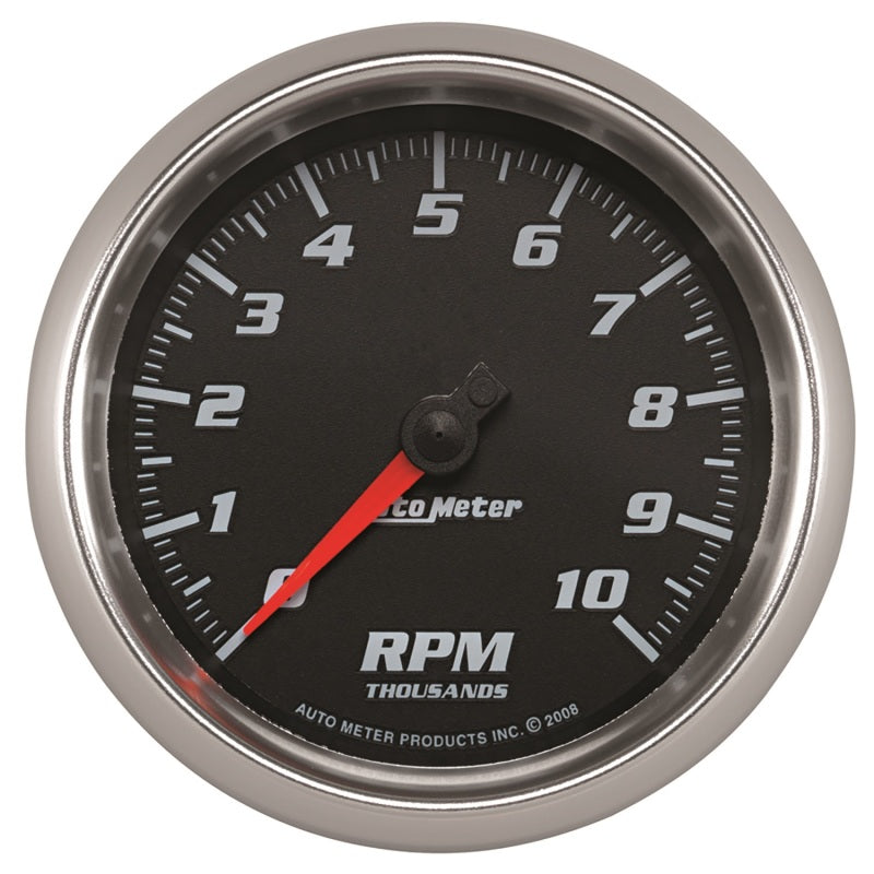 Autometer Pro-Cycle Gauge Tachometer 3 3/8in 10K Rpm Black Universal | 19698