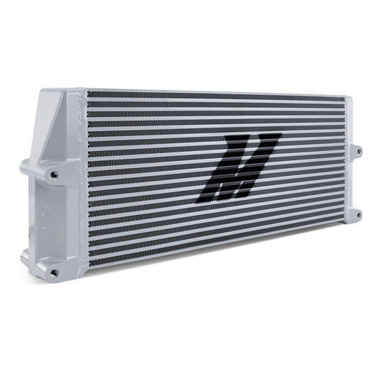 Mishimoto Heavy-Duty Oil Cooler 17" Same-Side Outlets Silver Universal | MMOC-SSO-17SL