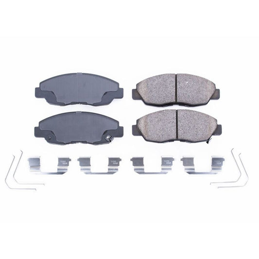 Power Stop Front Z17 Evolution Ceramic Brake Pads w/ Hardware Honda Civic 2012- 2015 | 17-1578