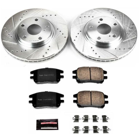 Power Stop Front Z23 Evolution Sport Brake Kit Lexus RX300 2002-2003 | K1146