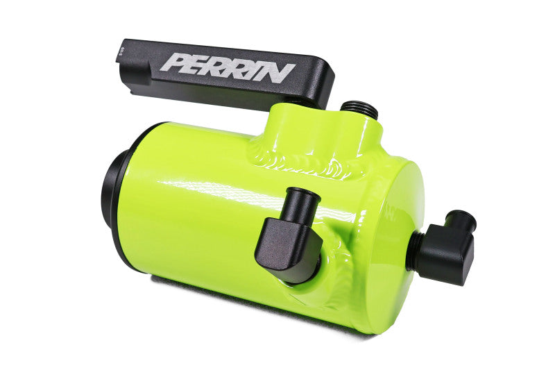 Perrin 22-24 Subaru WRX Air Oil Separator - Neon Yellow | PSP-ENG-611NY