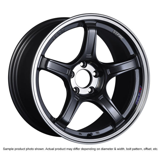 SSR GTX03 18x9.5 5x114.3 22mm Offset Black Graphite Wheel