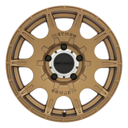Method MR308 Roost 17x8.5 0mm Offset 5x5 71.5mm CB Method Bronze Wheel