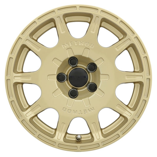 Method MR502 VT-SPEC 2 15x7 +15mm Offset 5x100 56.1mm CB Gold Wheel | MR50257051115SC