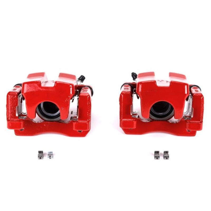 Power Stop Rear Red Calipers w/Brackets Pair Lexus ES350 2007-2012 / Toyota Camry 2007-2011 / Avalon 2008-2011 | S3130