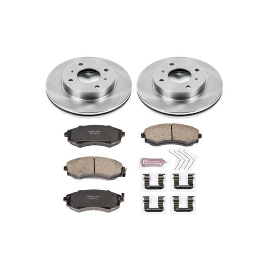 Power Stop Front Autospecialty Brake Kit Infiniti G20 1991-1996 / Nissan 240SX 1989-1998 / Sentra 2000-2006 | KOE656