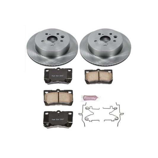 Power Stop Rear Z17 Autospecialty Brake Kit Lexus GS300 2006 / GS430 2006-2007 / IS350 2006-2013 / IS350C 2010-2013 / GS350 2007-2011 / GS450H 2007-2011 / GS460 2008-2011 / IS250 2011-2013 / IS250C 2010-2013 | KOE2977