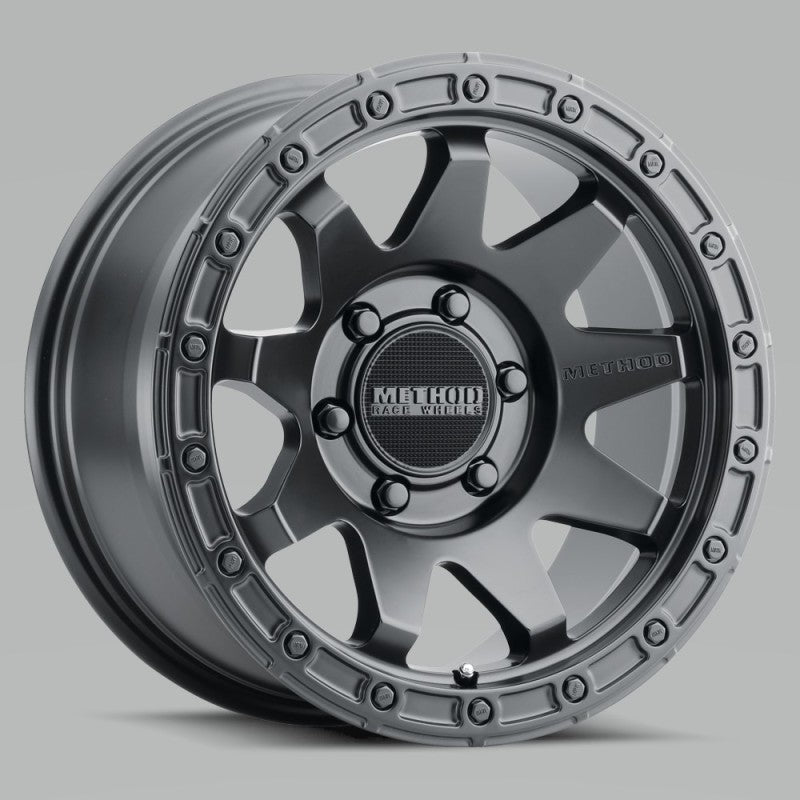 Method MR317 17x8.5 0mm Offset 6x120 67mm CB Matte Black Wheel | MR31778562500