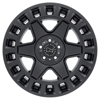 Black Rhino York 18x8.0 5x114.3 ET35 CB 76.1 Matte Black Wheel