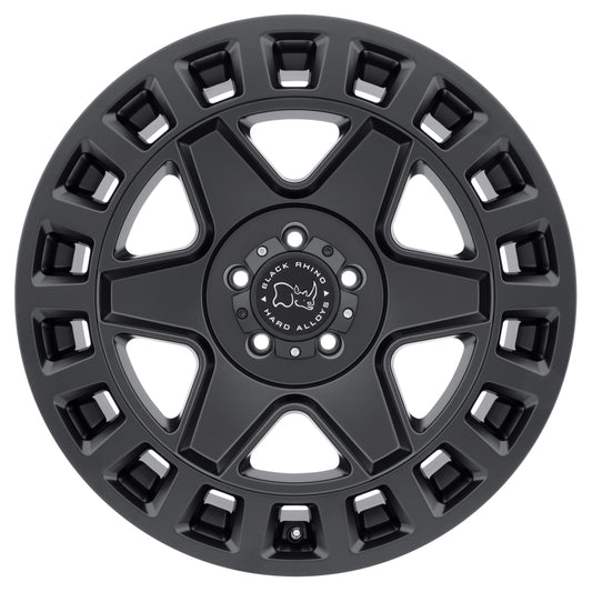 Black Rhino York 18x8.0 5x114.3 ET35 CB 76.1 Matte Black Wheel