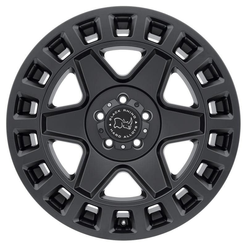 Black Rhino York 17x8.0 5x114.3 ET35 CB 76.1 Matte Black Wheel