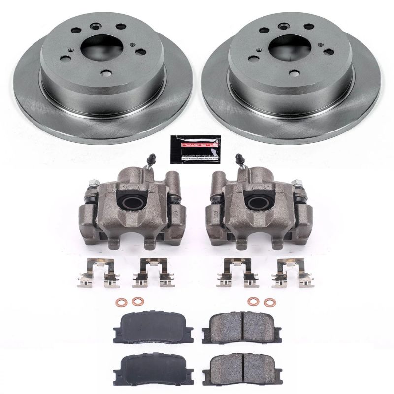 Power Stop Rear Autospecialty Brake Kit w/ Calipers Lexus ES300 2002-2006 / Toyota Camry 2002-2006 | KCOE2418