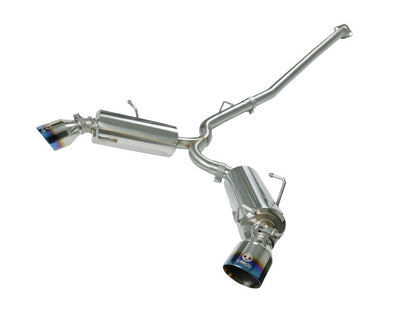 aFe 13-20 FRS/BRZ Takeda 2-1/2" 304 Stainless Steel Cat-Back Exhaust System | 49-36023-L