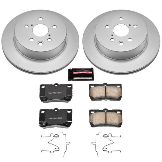 Power Stop Rear Z17 Evolution Geomet Coated Brake Kit Lexus GS300 2006 / GS350 2007-2011 / GS430 2006-2007 / GS450h 2007-2011 / GS460 2008-2011 / IS250 2010-2013 / IS350 2006-2013 | CRK2977