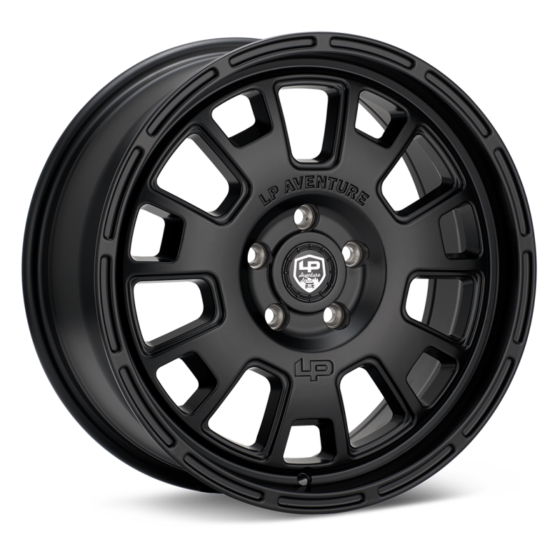 LP Aventure LP7 18x8 5-100 ET45 Matte Black Wheel Universal | LP7188510045MB