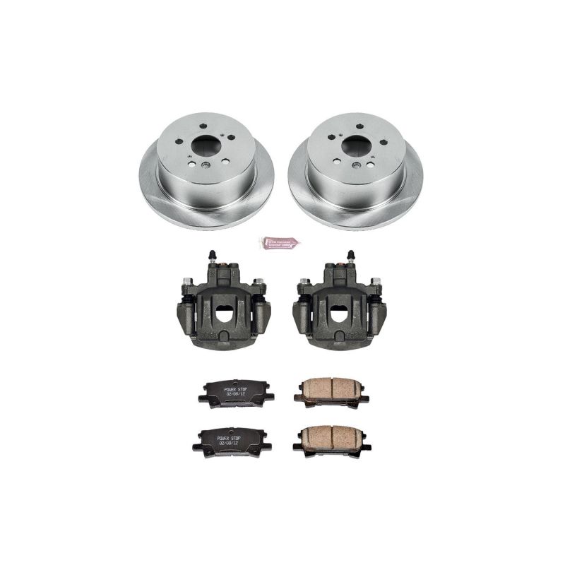 Power Stop Rear Autospecialty Brake Kit w/ Calipers Toyota Highlander 2004-2007 | KCOE5333