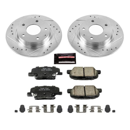 Power Stop Rear Z23 Evolution Sport Brake Kit Mazda Mazdaspeed 3 2014-2016 | K6962