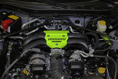 Perrin 2022+ BRZ / GR86 Engine Cover - Neon Yellow Wrinkle | PSP-ENG-162NY