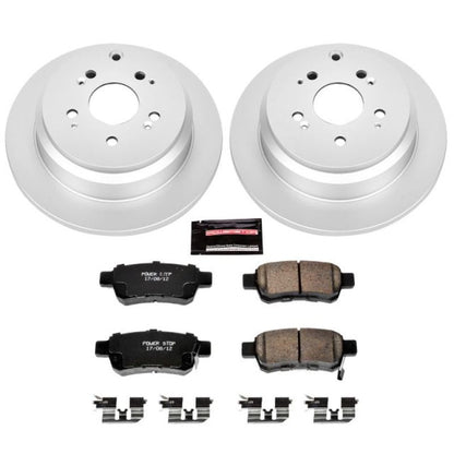 Power Stop Rear Z17 Evolution Geomet Coated Brake Kit Honda Odyssey 2005-2010 | CRK4604