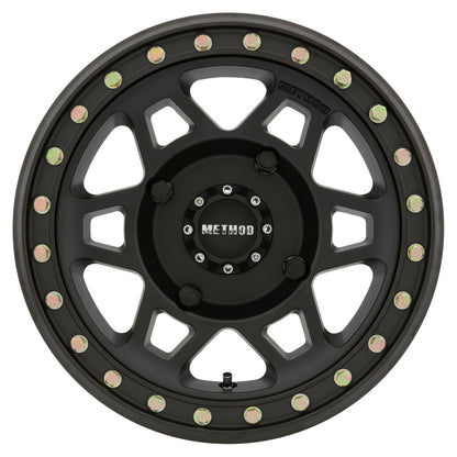 Method MR405 UTV Beadlock 15x7 5+2/+38mm Offset 4x136 106mm CB Matte Black w/BH-H24100 Wheel