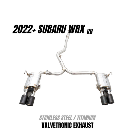 RES x JDMuscle 2022-24 WRX Valvetronic Catback Exhaust MT&CVT