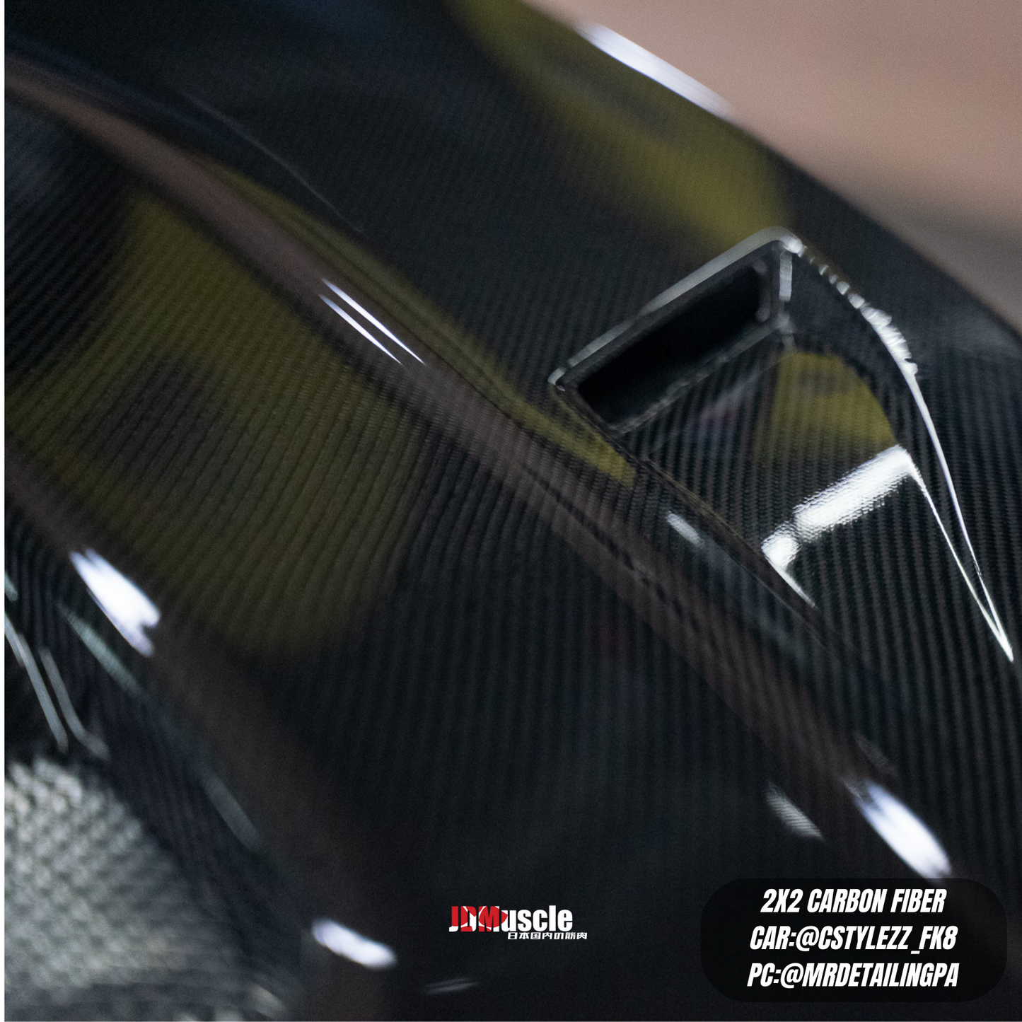 JDMuscle Tanso Carbon Fiber Hood VS Style 2017+ Honda Civic Type R FK8 *Special Order No Cancelations