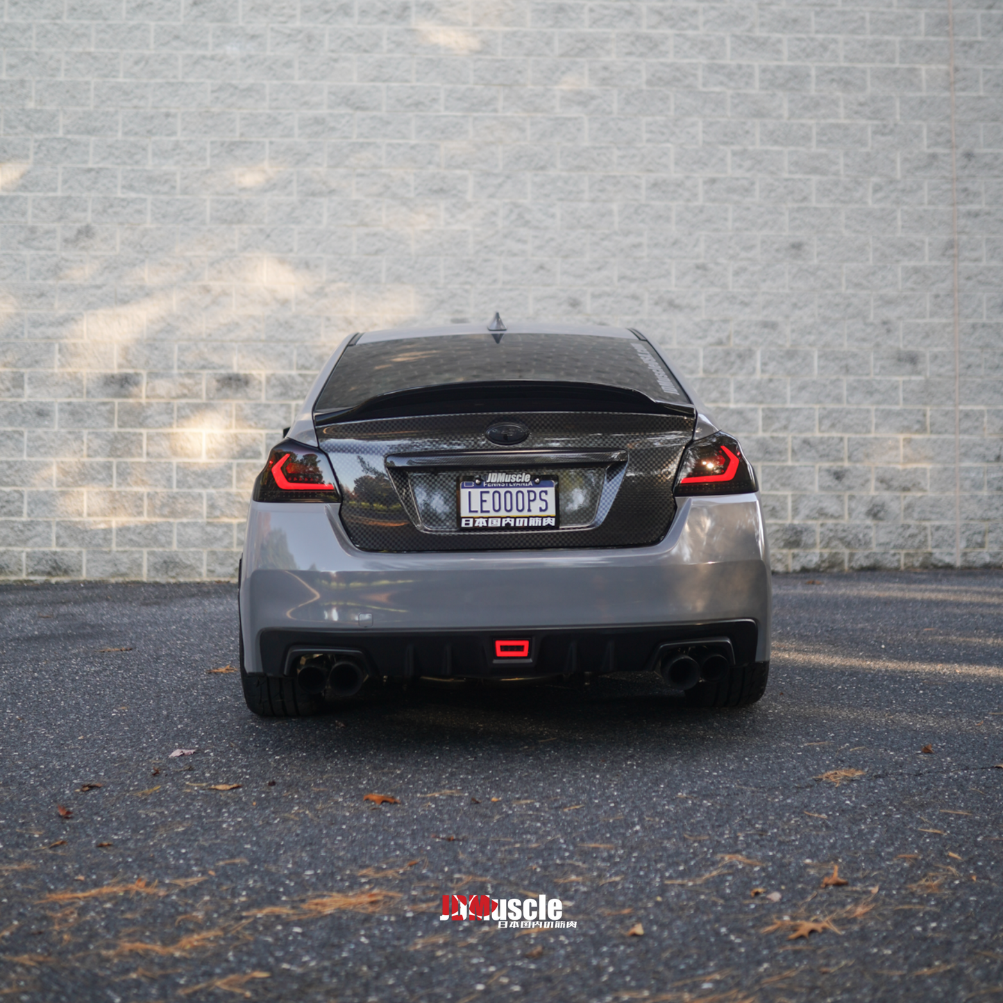 JDMuscle Gloss Black/ Paint Matched Trunk Duck Bill V3- 2015+WRX/STI