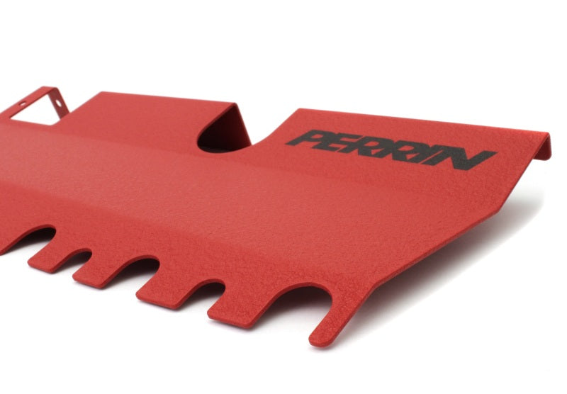 Perrin 15-21 Subaru WRX/STI Radiator Shroud (Without OEM Intake Scoop) - Red