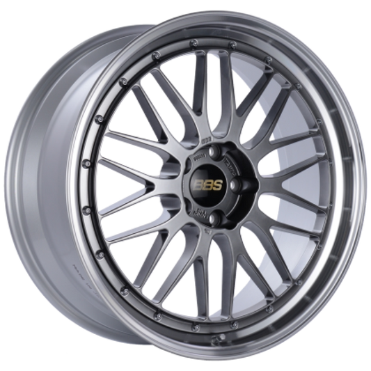 BBS LM 20x9 5x114.3 ET28 Diamond Black / Diamond Cut Lip Wheel PFS/Clip Required