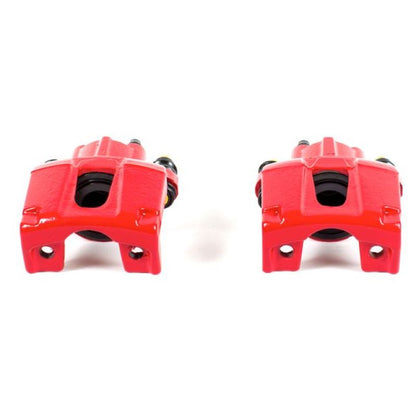 Power Stop Rear Red Calipers w/o Brackets Pair Infiniti QX56 2004-2010 / Nissan Pathfinder Armada 2004 / Armada 2005-2018 / Titan 2004-2015 | S2948