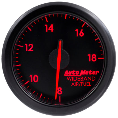 Autometer Airdrive 2-1/6in Wideband Air / Fuel Gauge 10:1-17:1 ARF Range Black Universal | 9178-T